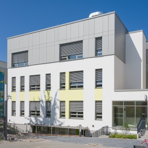 zdjęcie nowej części szkoły w Schwedt Niemcy