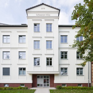 zdjęcie fasady Schwanen Villa w Prenzlau