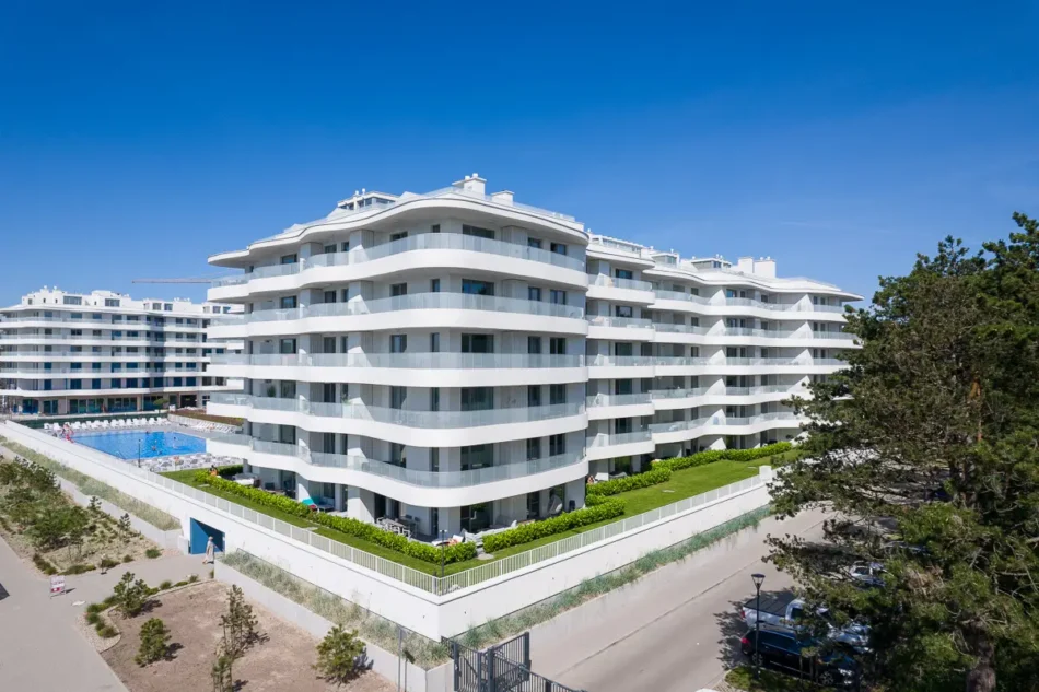 Fotografia z drona Pobierowo, zdjęcia apartamentów