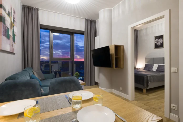 Sesja w Hanza Tower Szczecin na wynajem krótkoterminowy